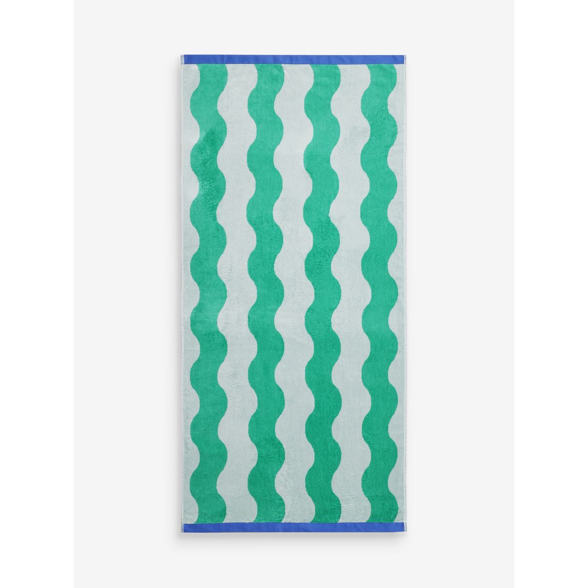Serviette de plage wiggle vert, NEXT