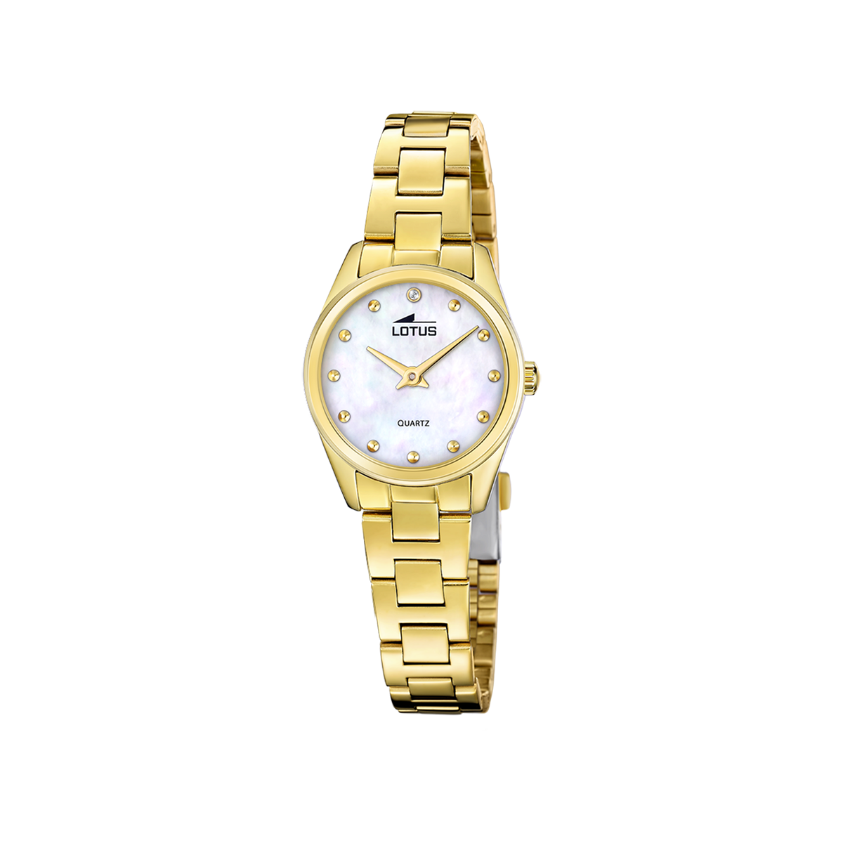 Montre Analogique TOGETHER doré nacre blanche doré, LOTUS