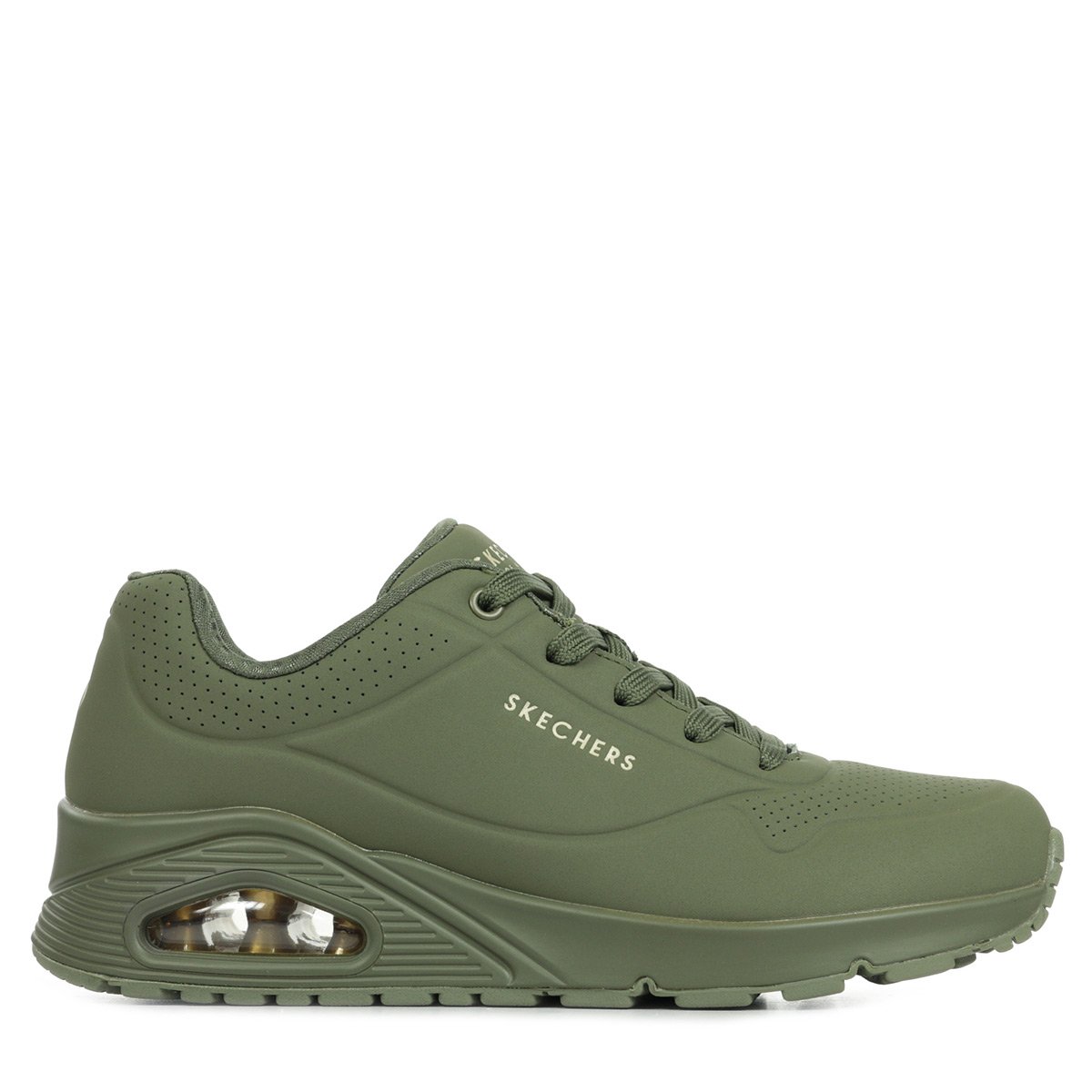 Baskets Uno Stand On Air olive, SKECHERS