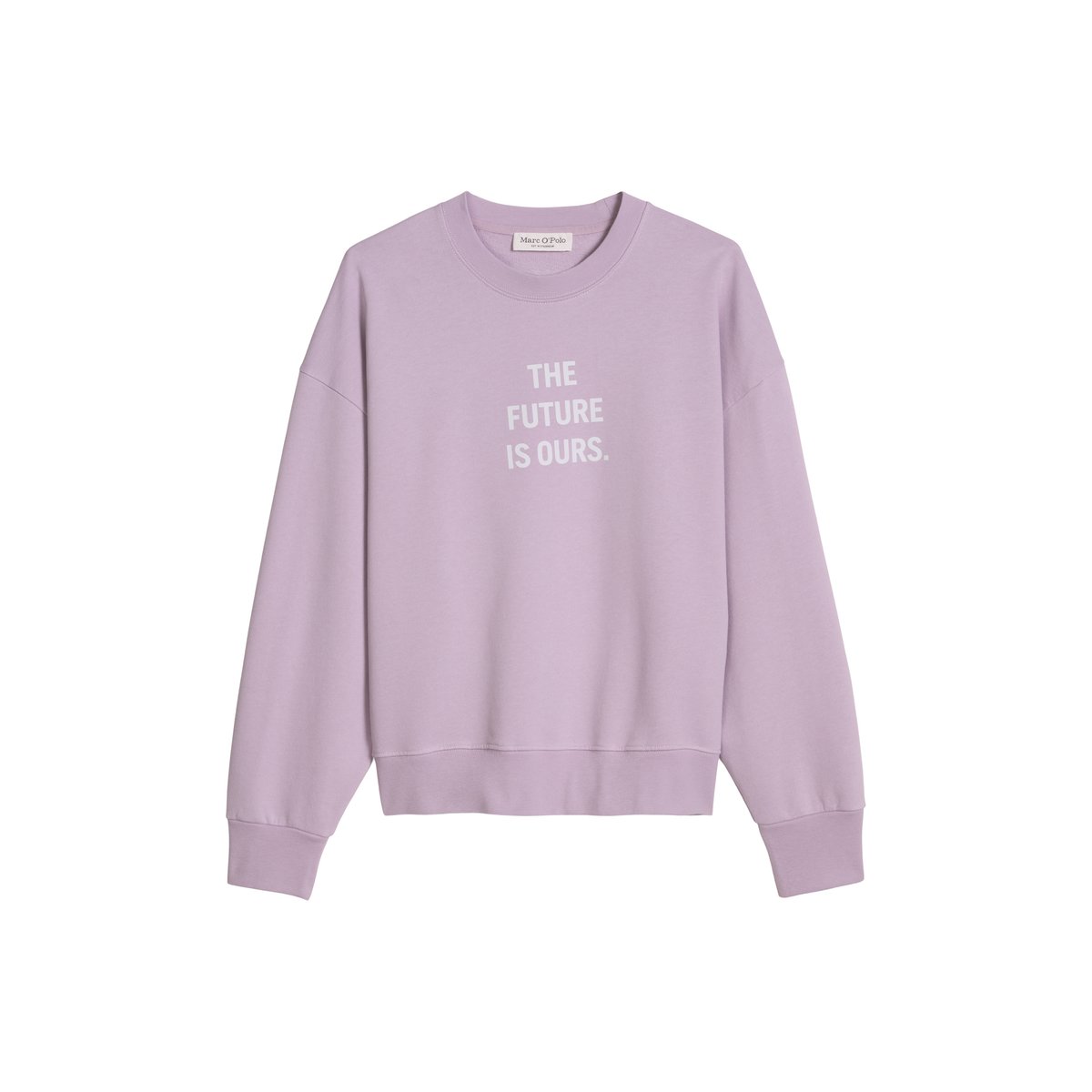 Woman's Day T-Sweatshirt loose en pur coton bio lilas, MARC O'POLO