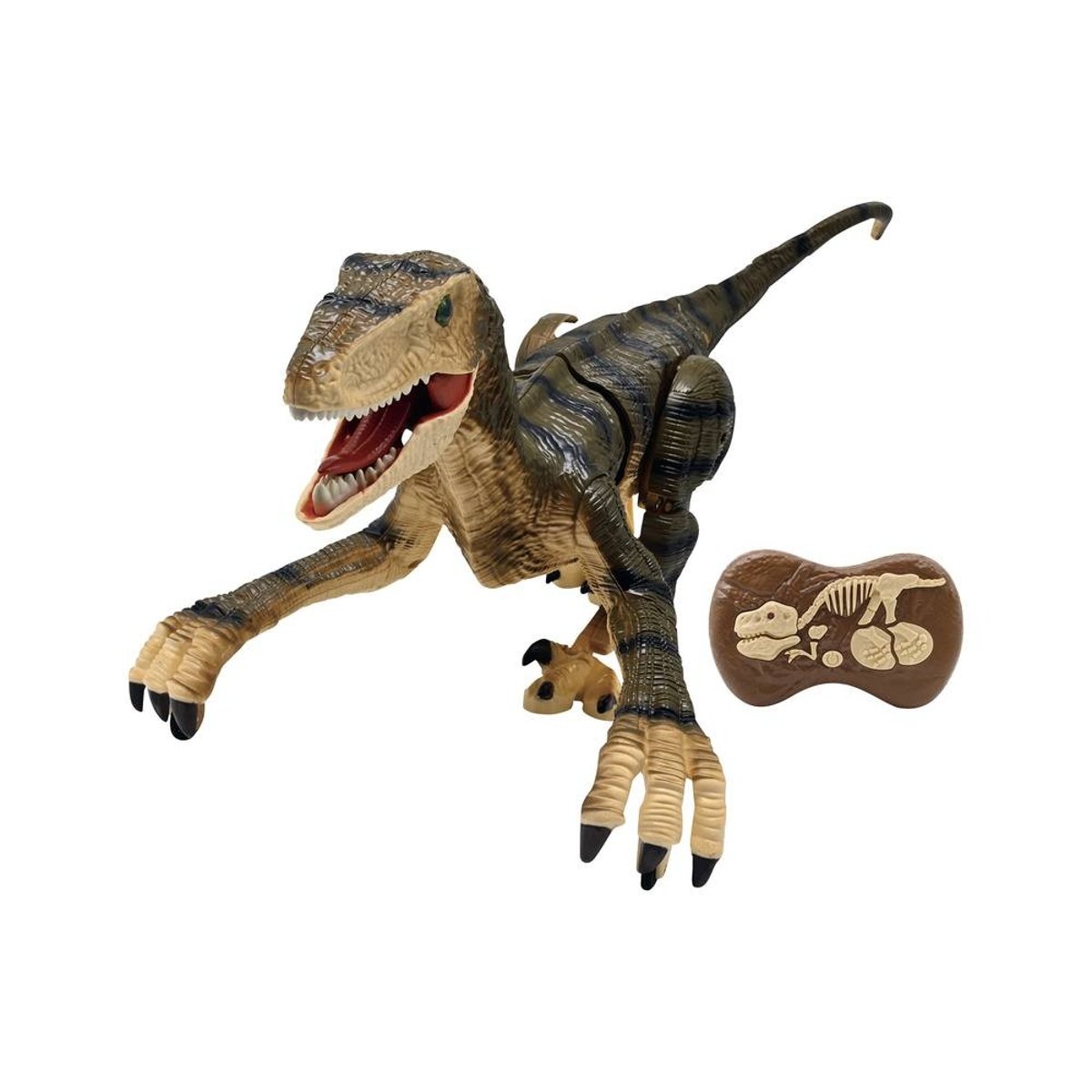 Vélociraptor Radioguidé couleur unique, LEXIBOOK