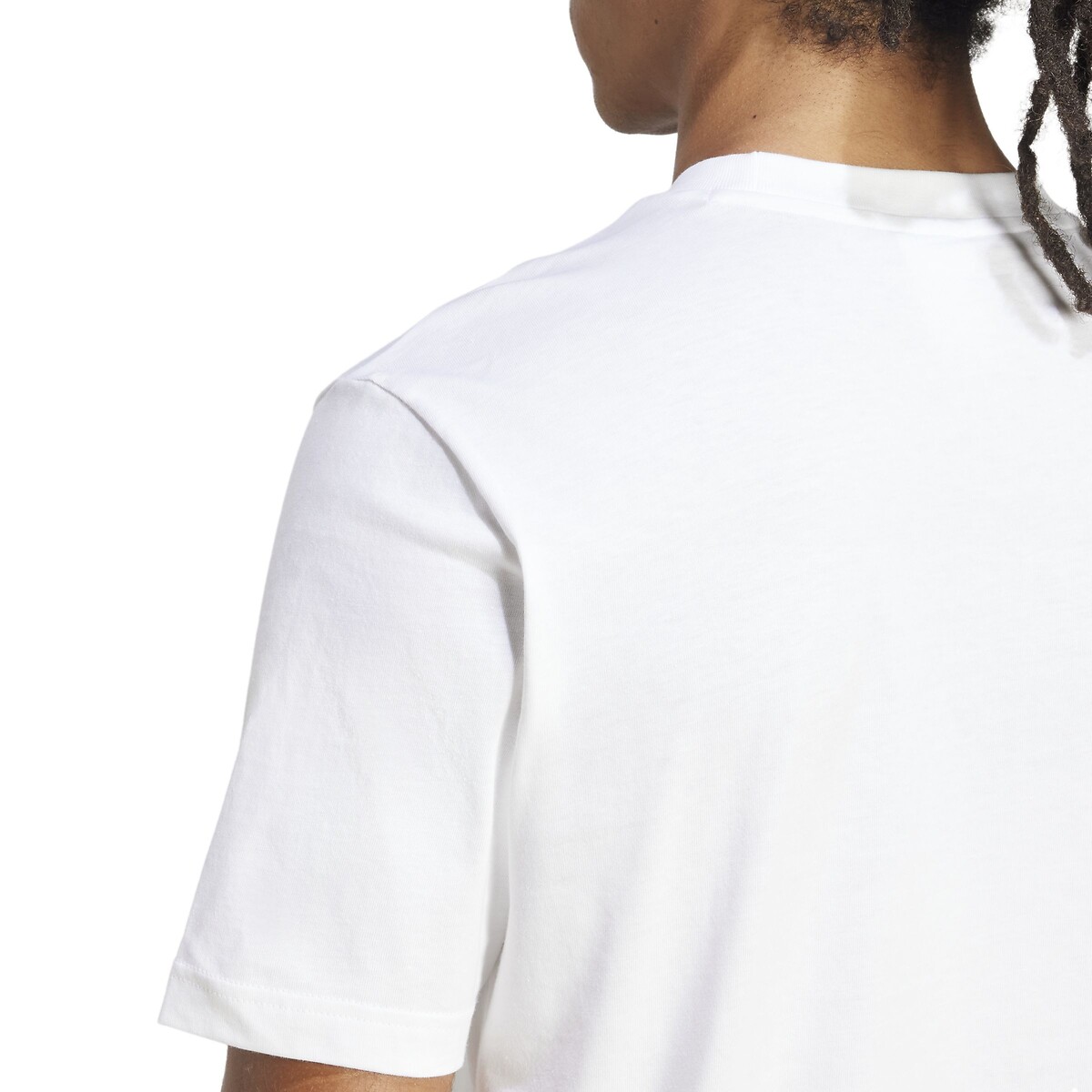 T-shirt manches courtes Essentiel petit logo blanc, ADIDAS SPORTSWEAR