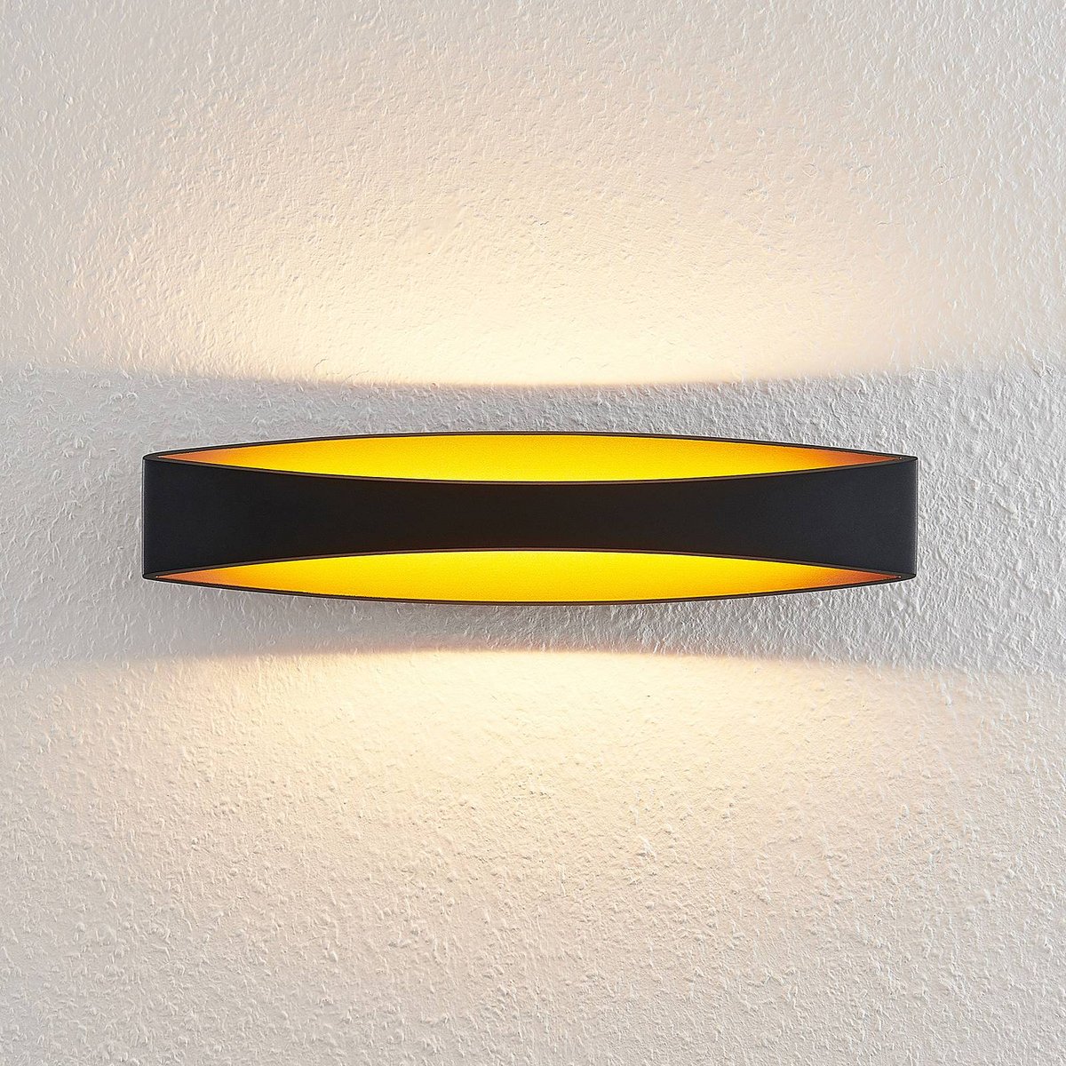 Applique en aluminium moderneLED, Jelle noir, or, ARCCHIO