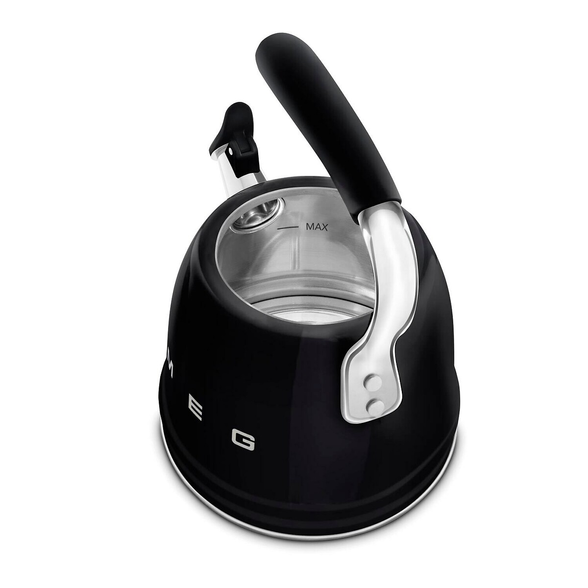 Retro Stovetop Whistling Kettle - WKF01 black, SMEG