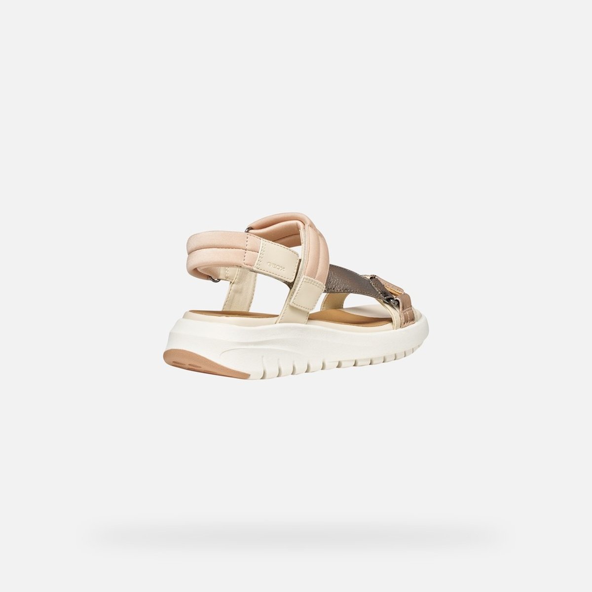 Sandales  D FLEXTRIDE S blanc cassé/beige foncé, GEOX