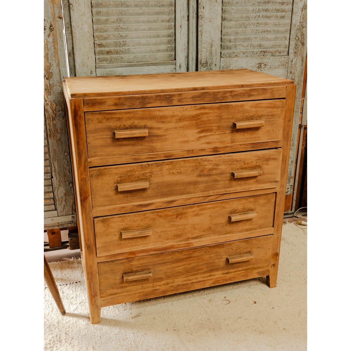 Commode en chêne Garance N°730 - Bon état bois clair, DEBONGOUT