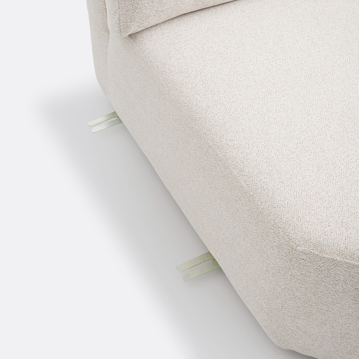 Eckmodul rechts/links Chenille meliert Monica ecru, LA REDOUTE INTERIEURS