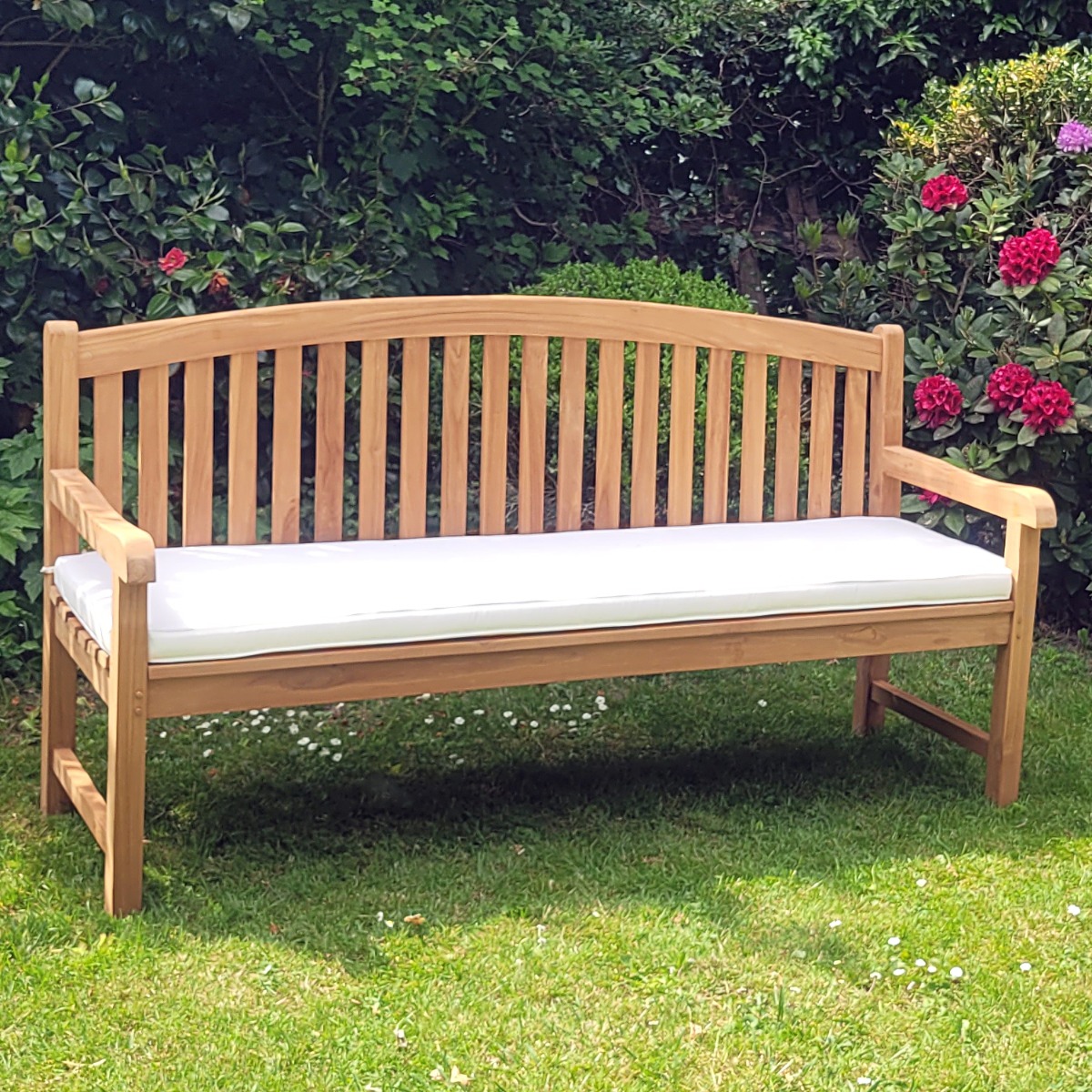 Coussin pour bancs 180 cm crème, TECK ATTITUDE