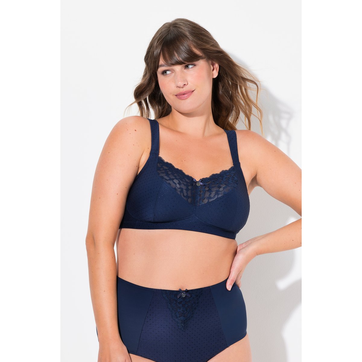 Soutien-gorge confort. Sans armatures. bleu nuit, ULLA POPKEN