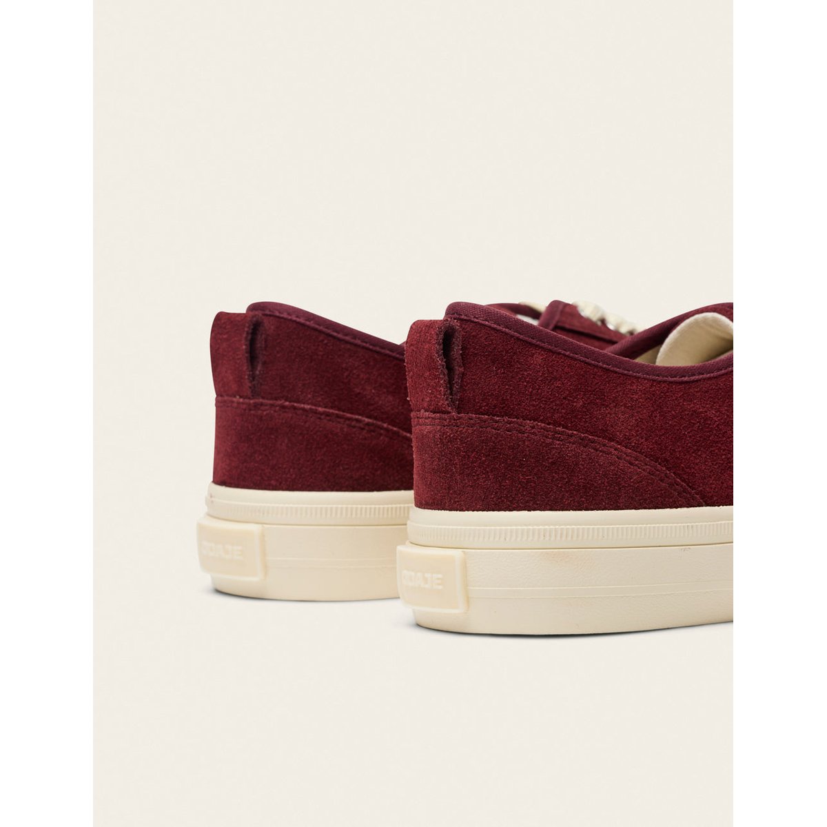 Baskets ASILI suède bordeaux, ODAJE