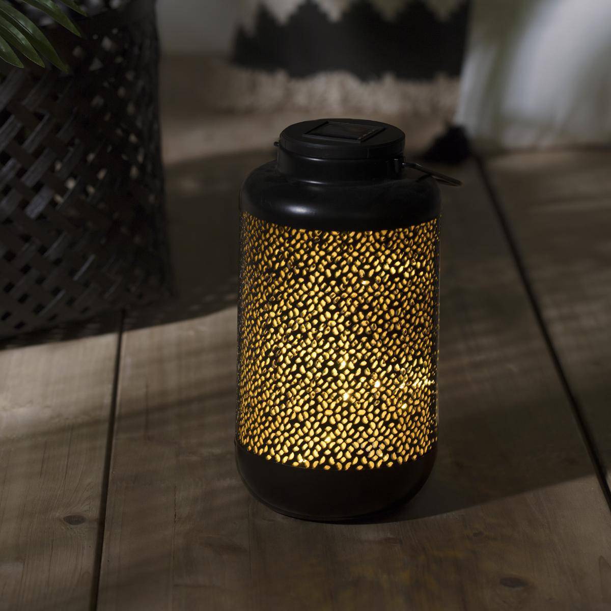 Lanterne solaire MAIK noir, ATMOSPHERA
