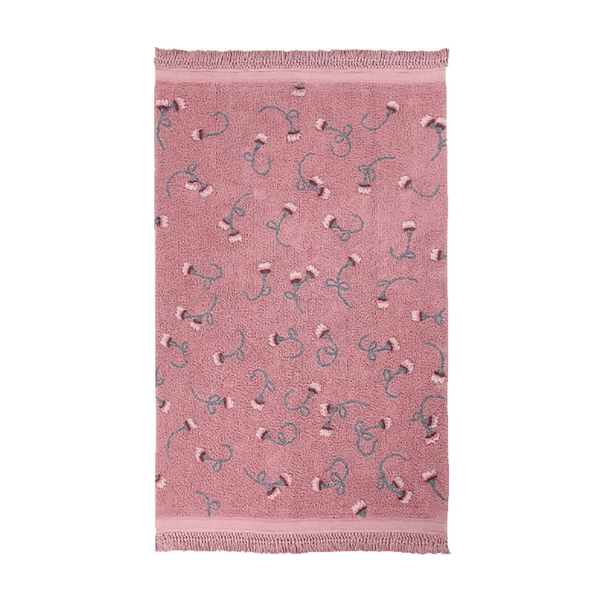 Tapis Rectangulaire en coton Jardin ENGLISH GARDENS rose, LORENA CANALS