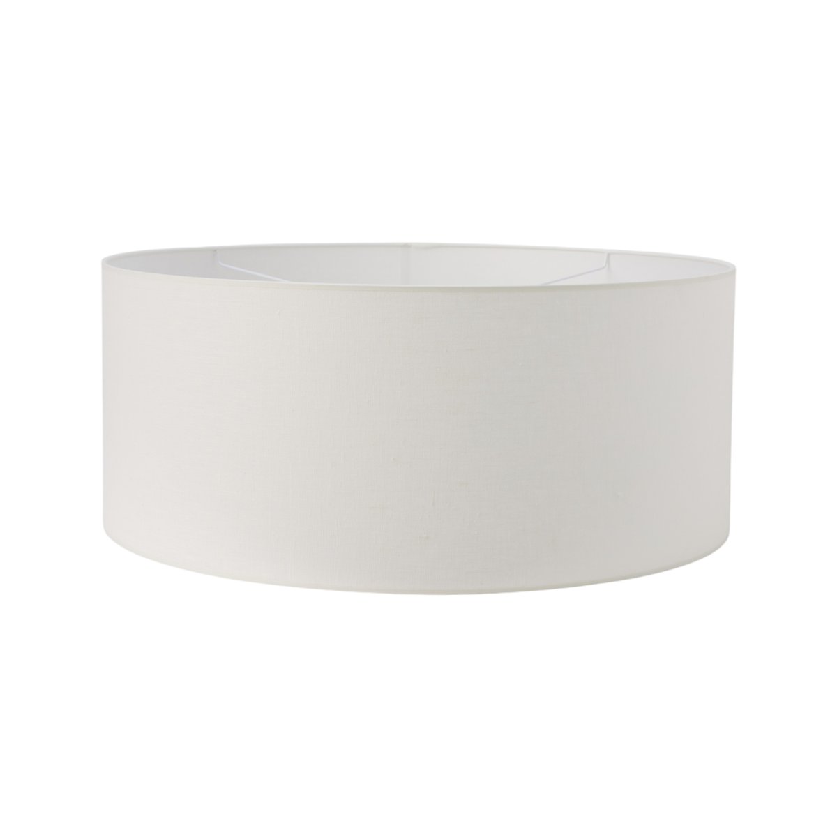 Abat-jour pour suspension tissu blanc 60 cm - ROBINE blanc, CAMIF
