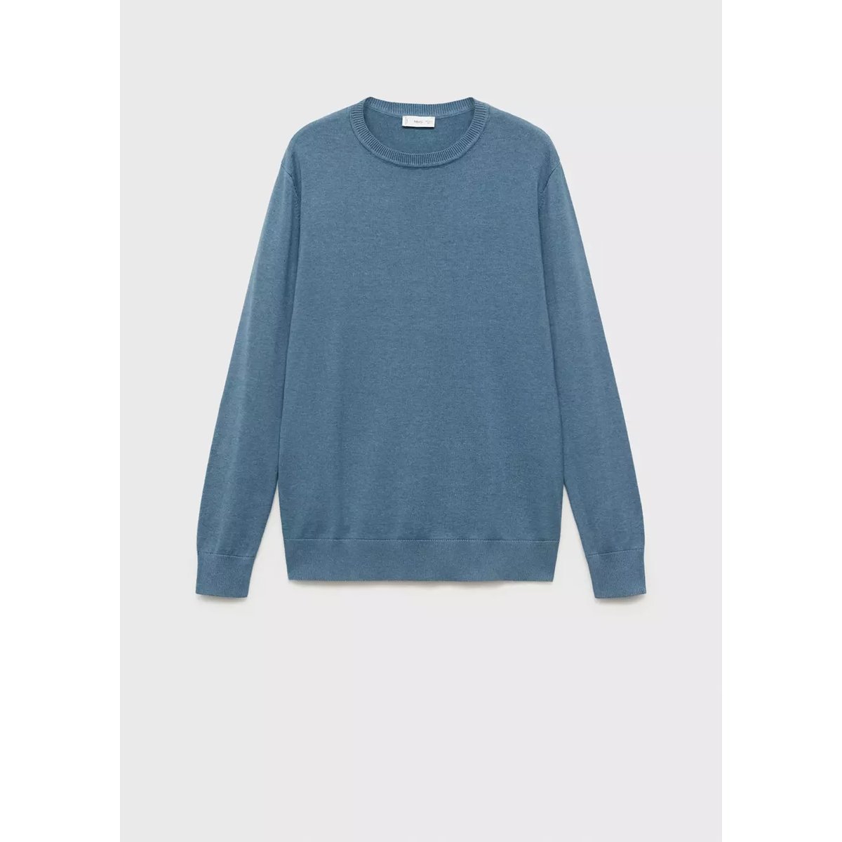 Pull-over maille coton bleu, MANGO TEEN