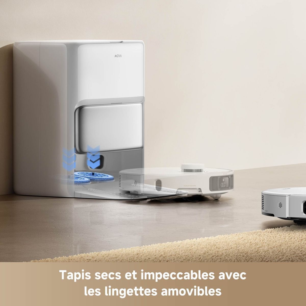 Robot Aspirateur Laveur P50 Pro Ultra couleur unique, MOVA