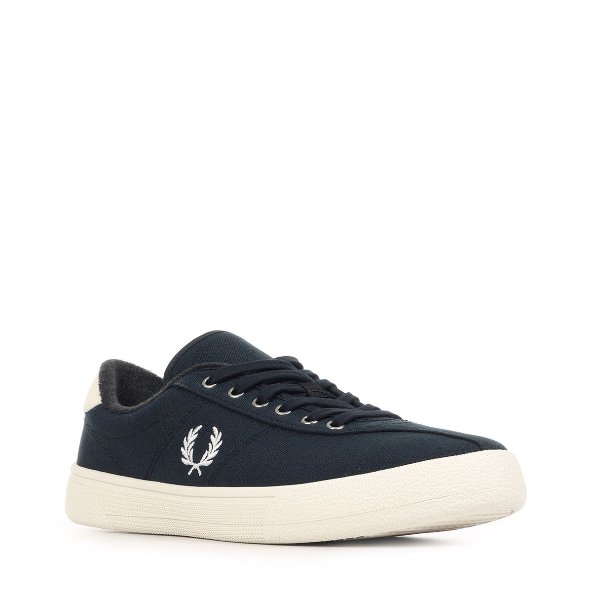 Baskets TENNIS SHOE POLY CANVAS navy  snow white, FRED PERRY