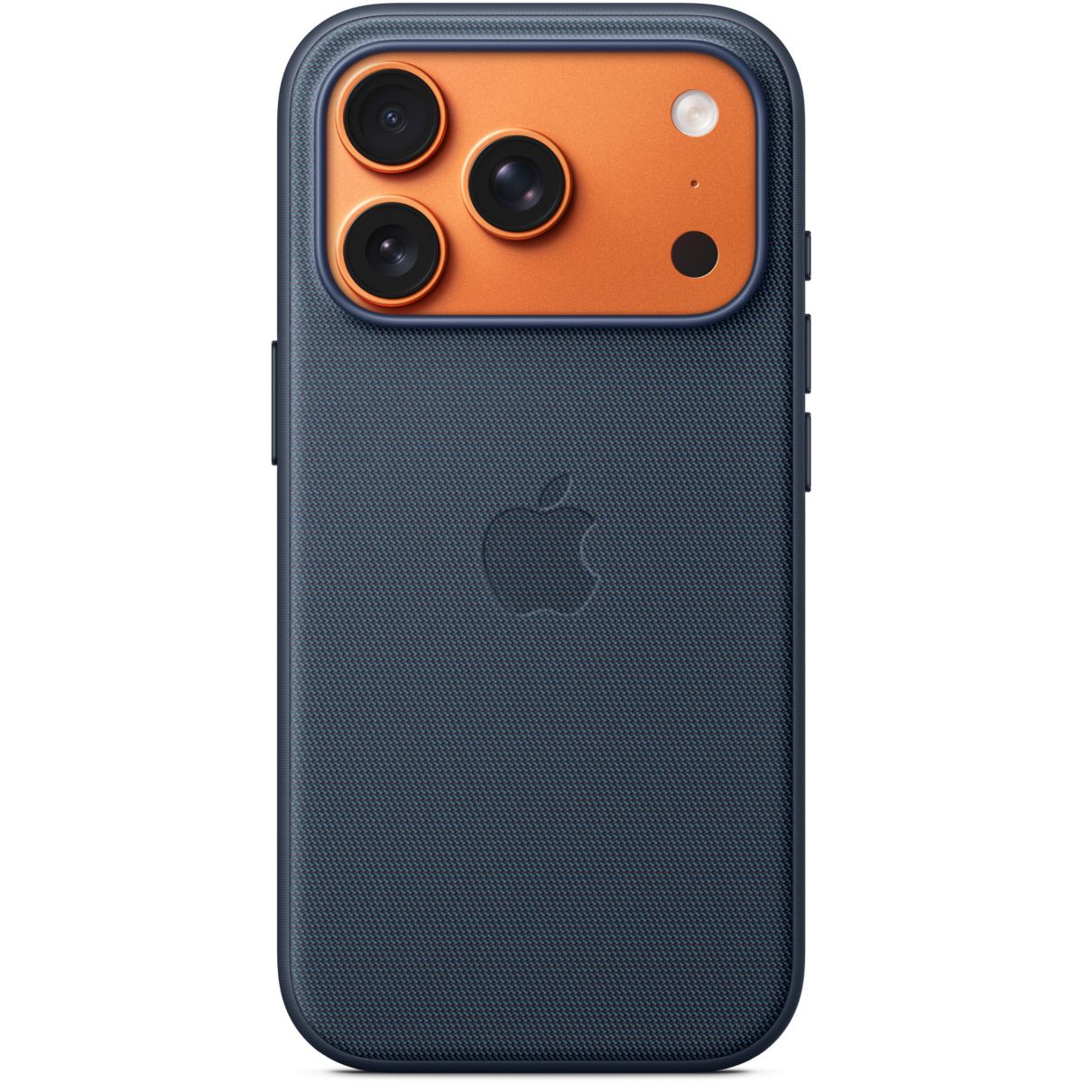 Coque iPhone 17 Pro MagSafe tissage Bleu couleur unique, APPLE