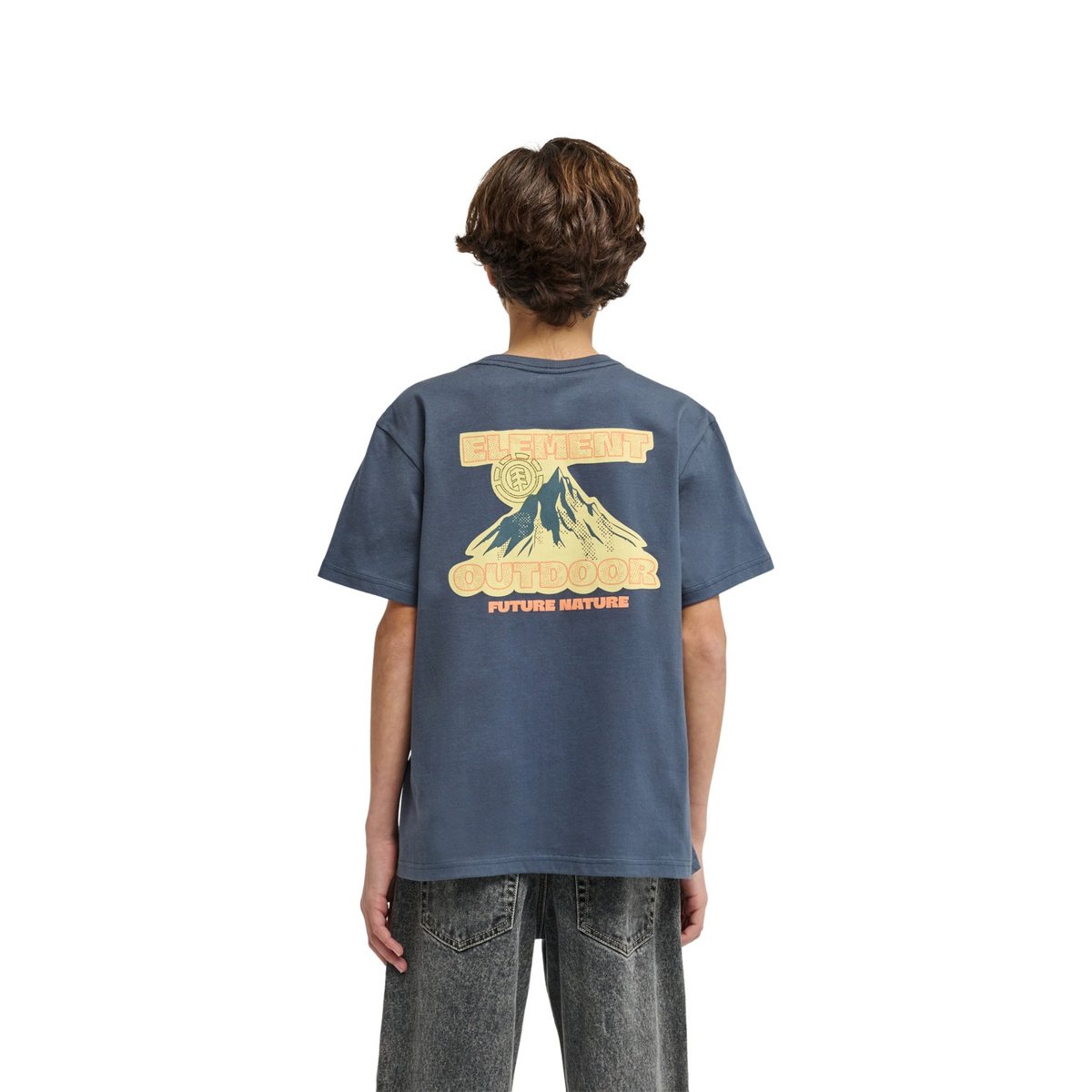 T-Shirt manches courtes TO THE TOP gris dark slate, ELEMENT