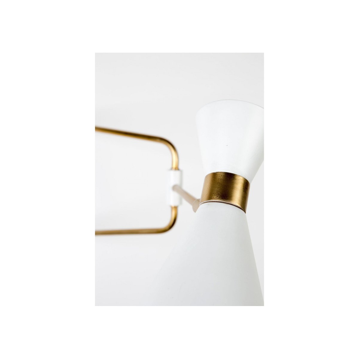 Applique en métal design, SHADY blanc, ZUIVER