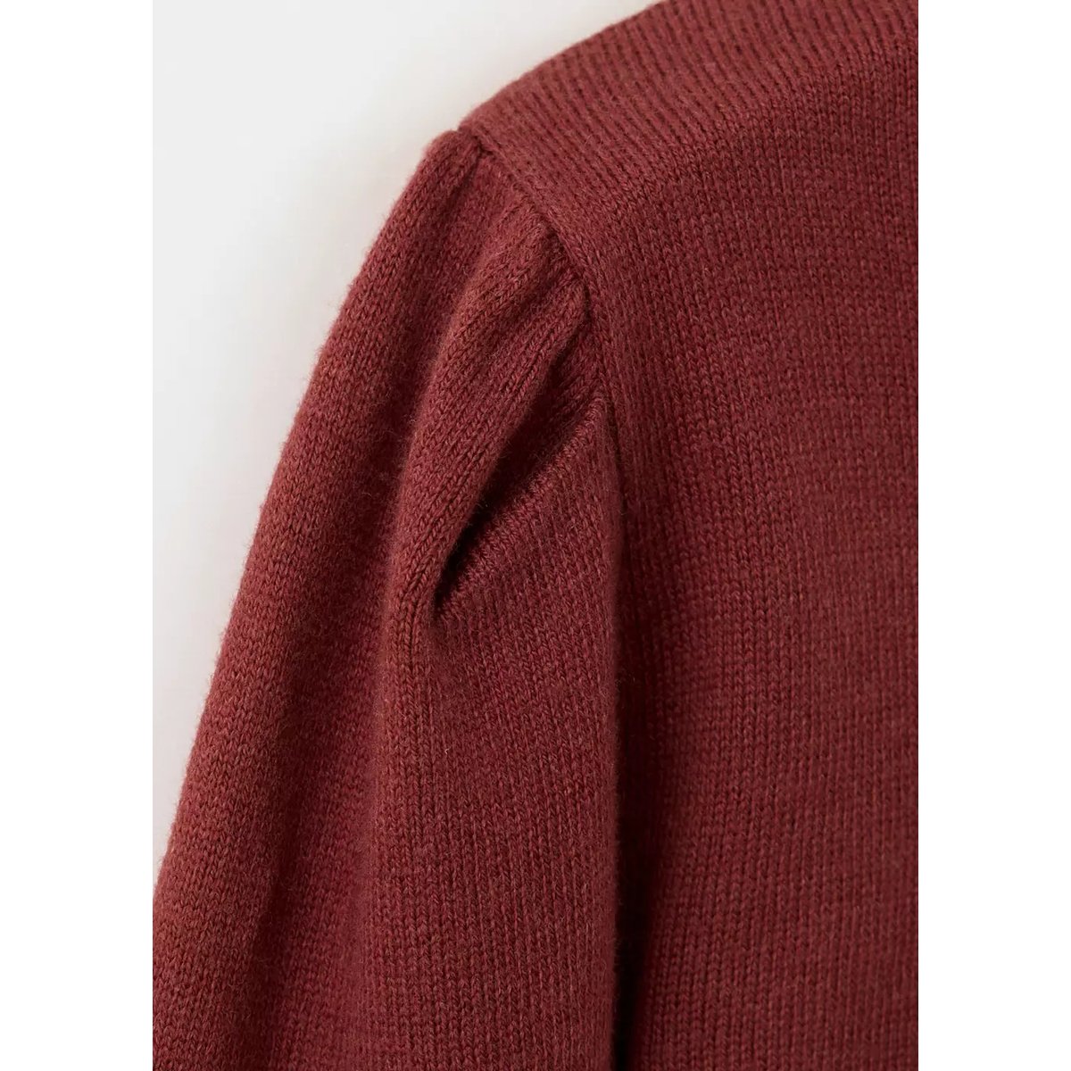 Pull-over détail froncé orange brûlé, MANGO TEEN