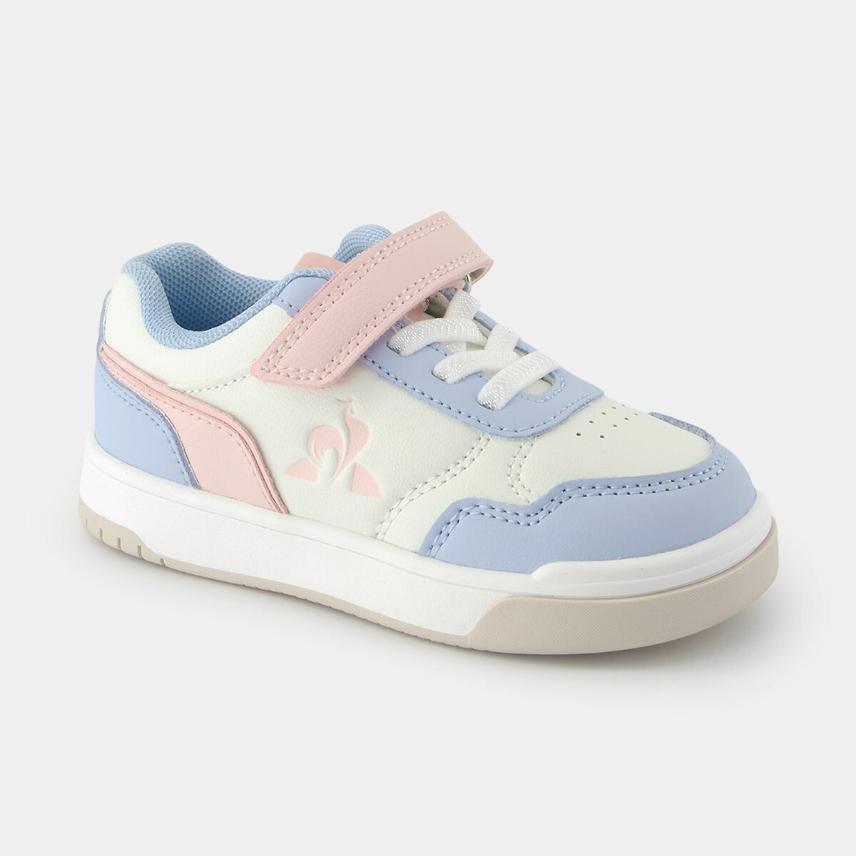 Baskets Court Breaker blanc/bleu/rose, LE COQ SPORTIF