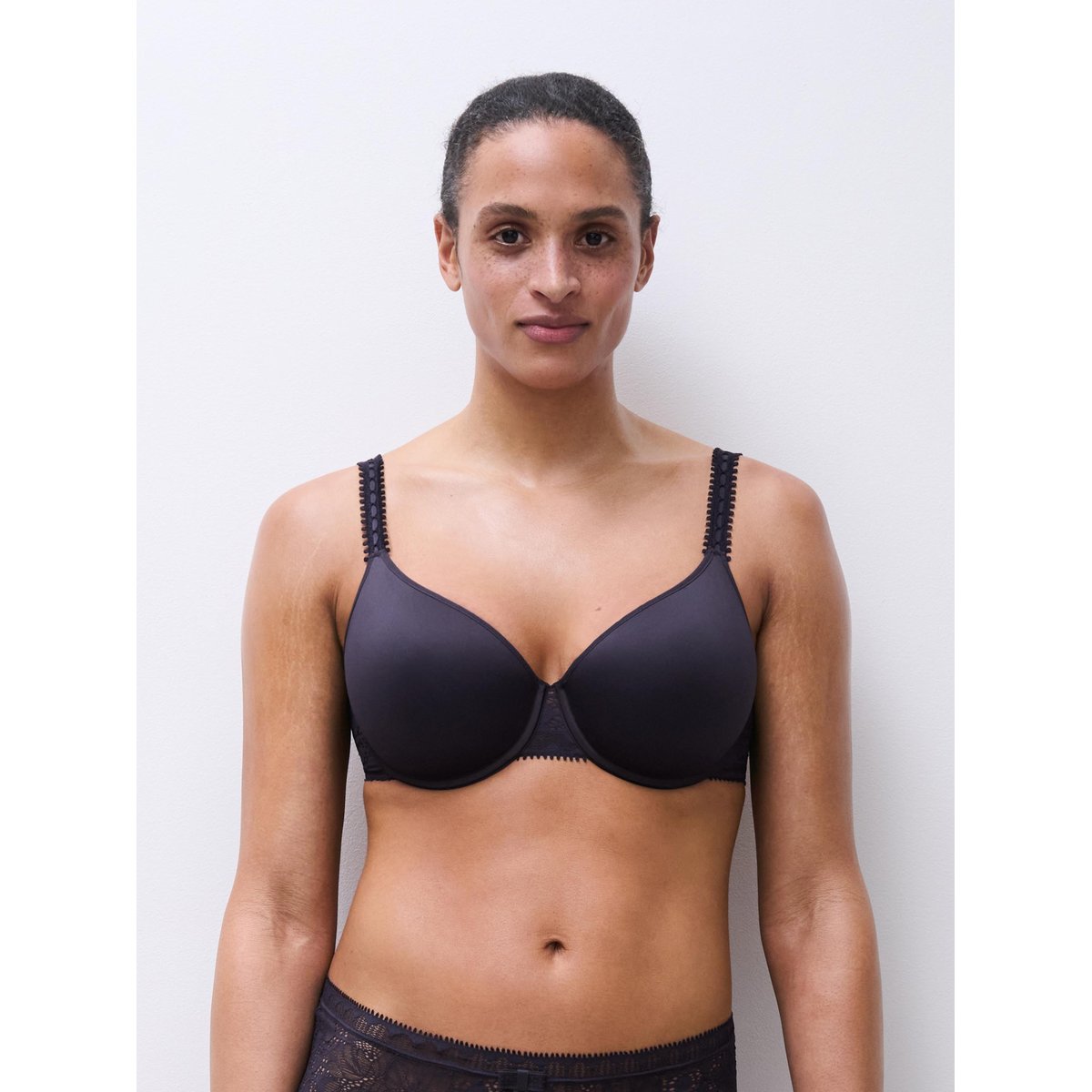 Soutien-gorge mémoire de forme emboîtant DAY TO NIGHT bleu infini, CHANTELLE