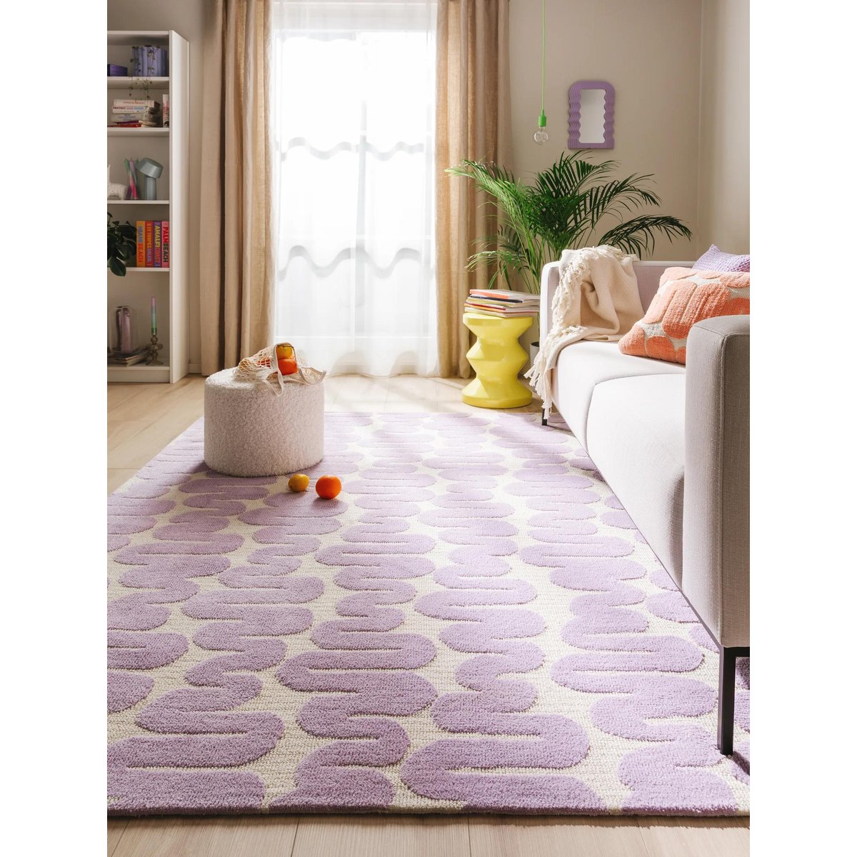 Tapis ALLY mauve, BENUTA