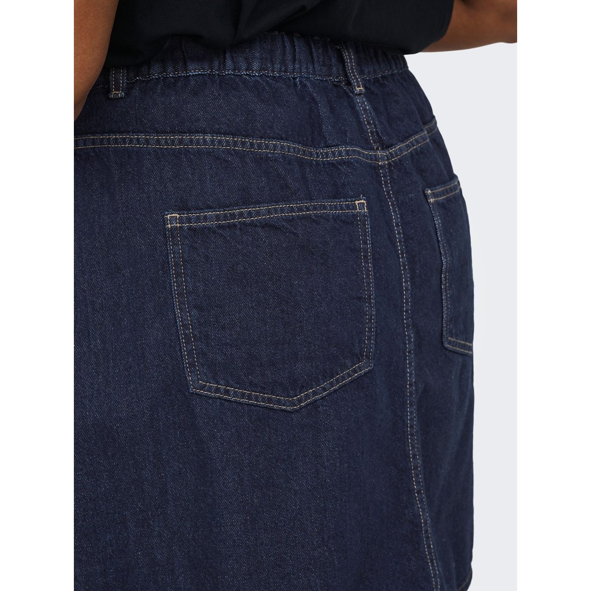 Jupe En Denim dark blue denim 1, ONLY CARMAKOMA