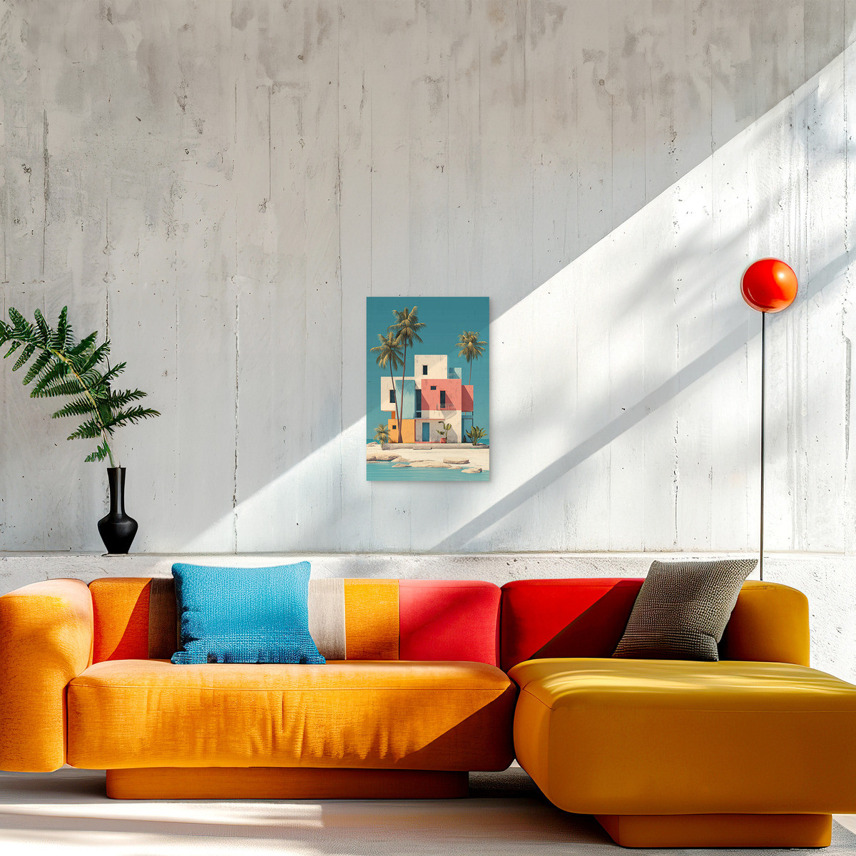 Tableau Sur Toile Bâtiment Design ARCHITECTURE tableaux sur toile-bleu, CEANOTHE