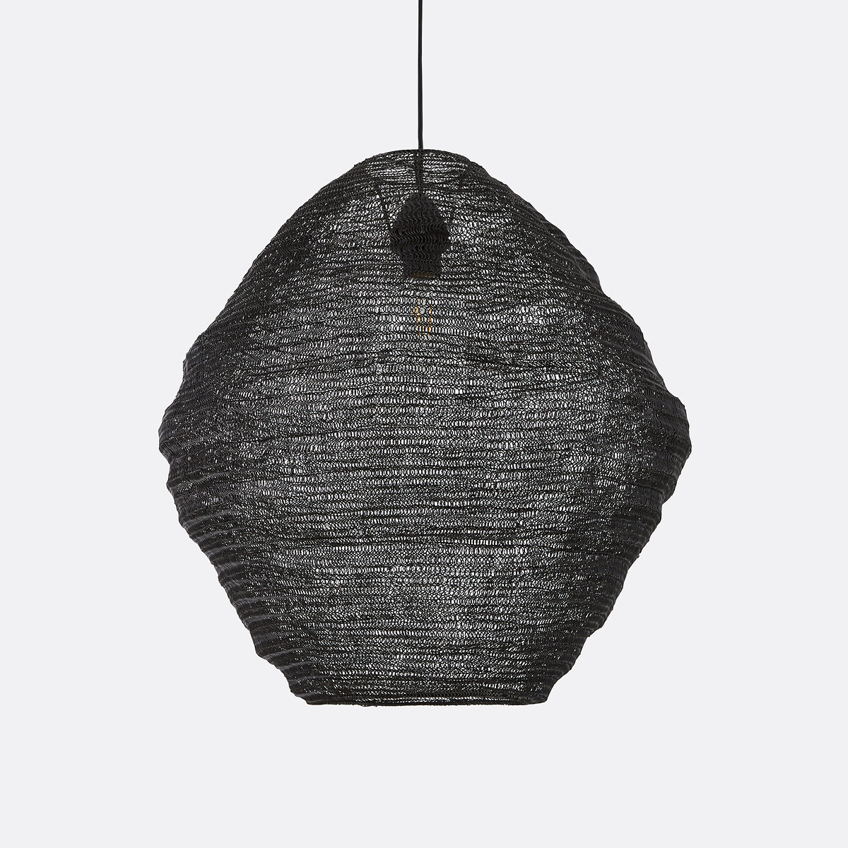 Suspension maille métal fer Ø54 cm, Mita noir, LA REDOUTE INTERIEURS