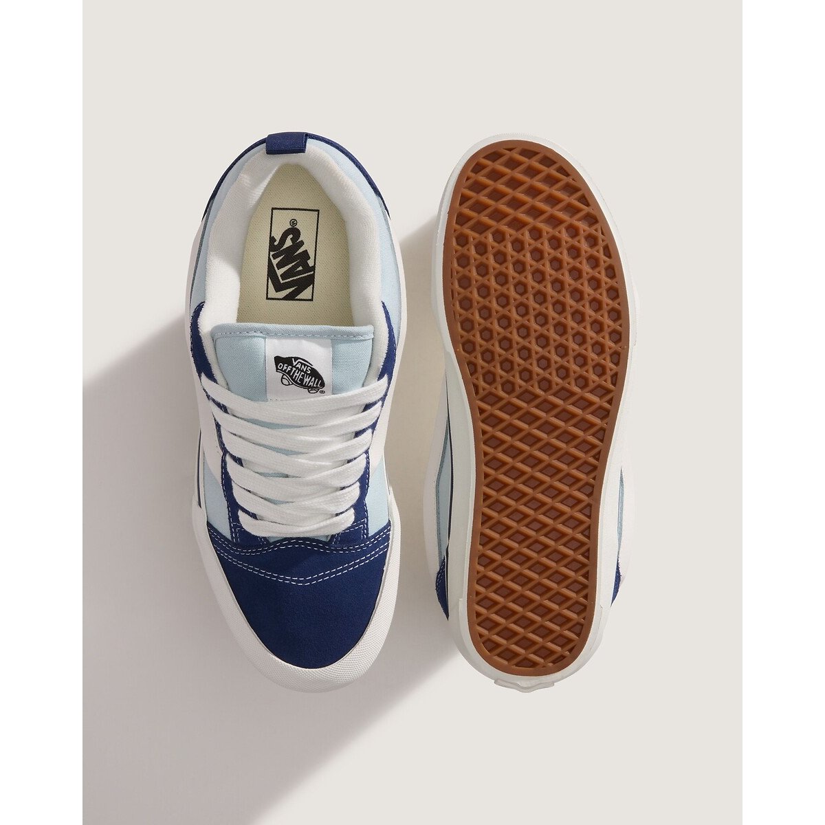 Baskets en cuir KNU SKOOL bleu ciel/bleu, VANS