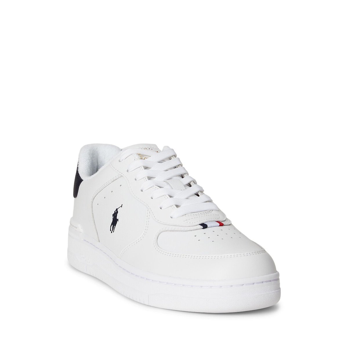 Baskets MASTER COURT RIB blanc/rouge/bleu, POLO RALPH LAUREN