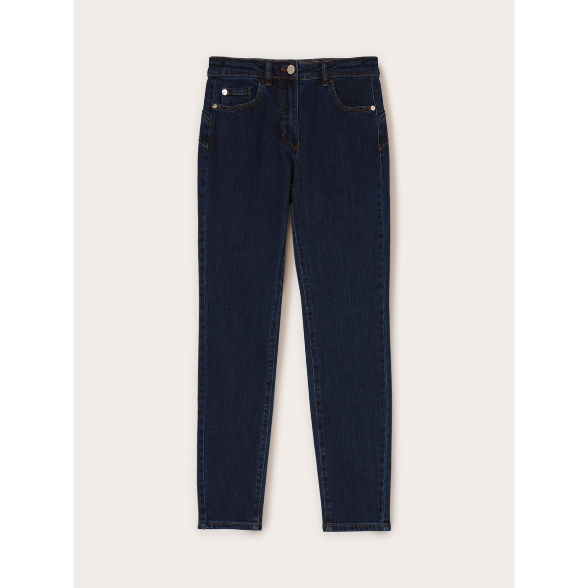 Jean skinny push-up Gisele bleu, MOTIVI