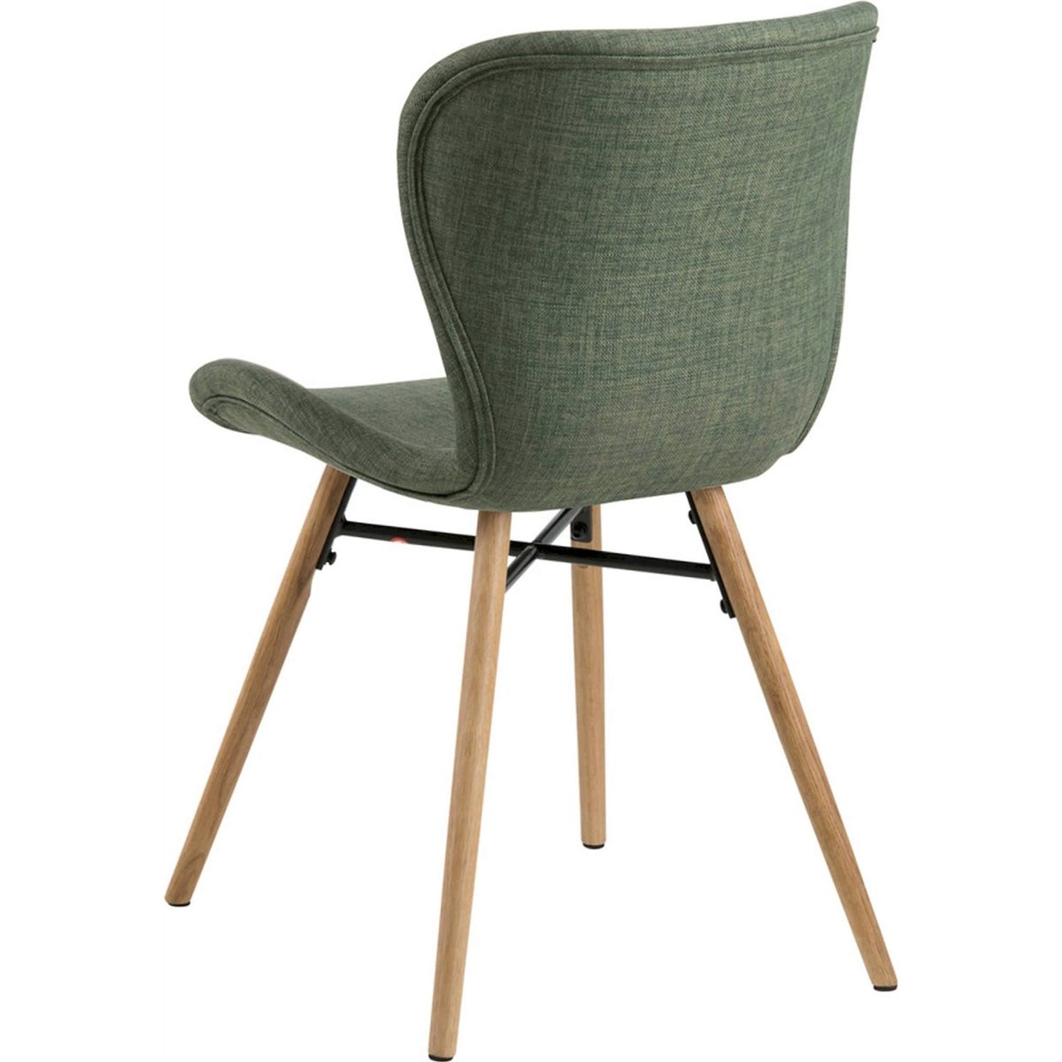 Chaise de repas matelassée collection GLENA noir, RECOLLECTION