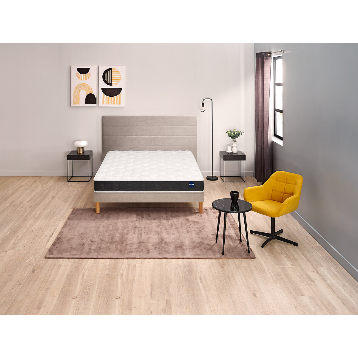 Materasso schiuma HR Regular BULTEX® 19 cm bianco/grigio fumo, BULTEX