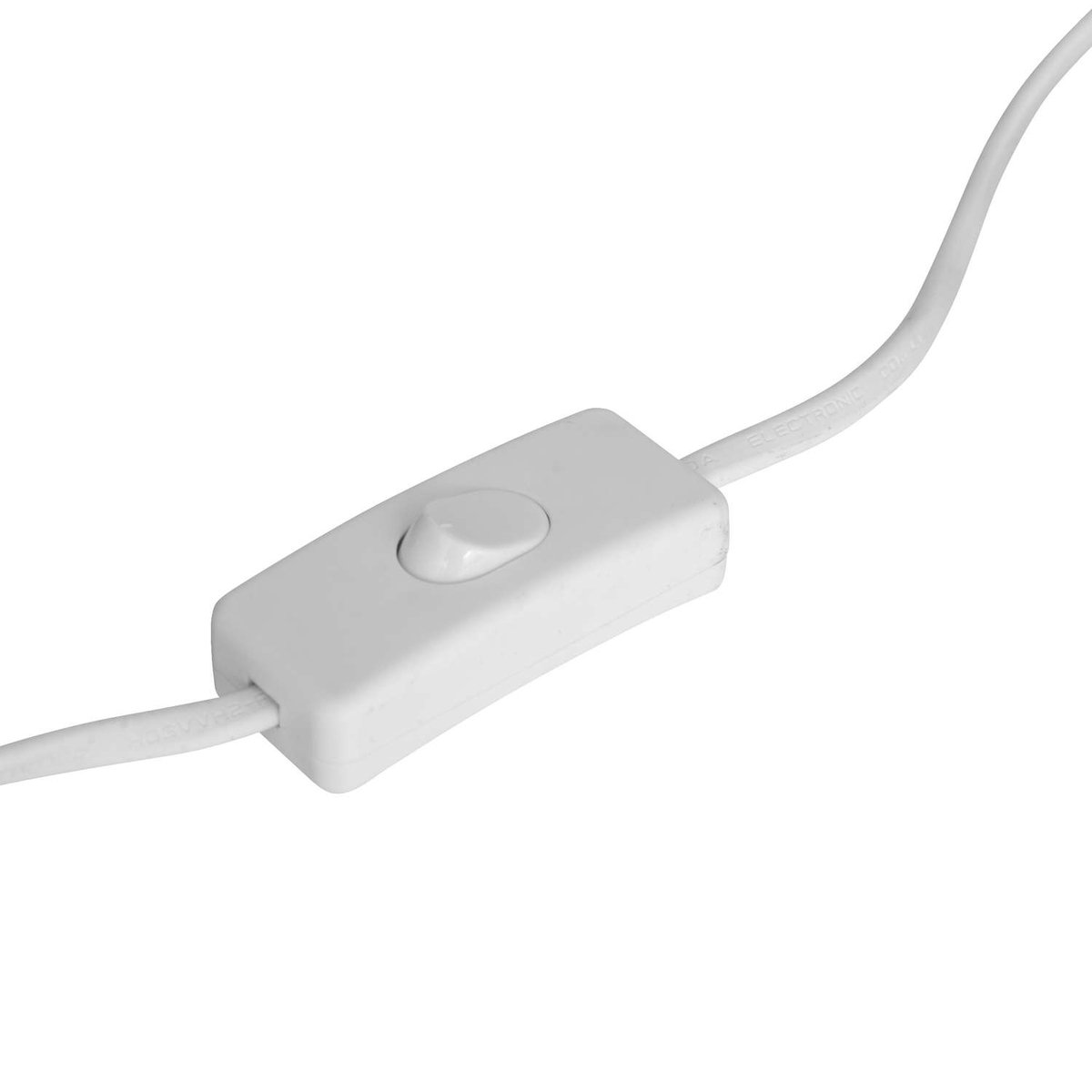 Lampe à poser en métal effet projecteur FARO blanc, ATMOSPHERA