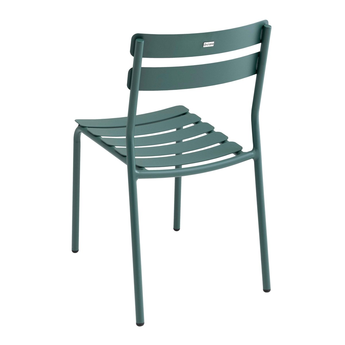 Chaise de jardin en aluminium, ALMADA vert foncé, OVIALA