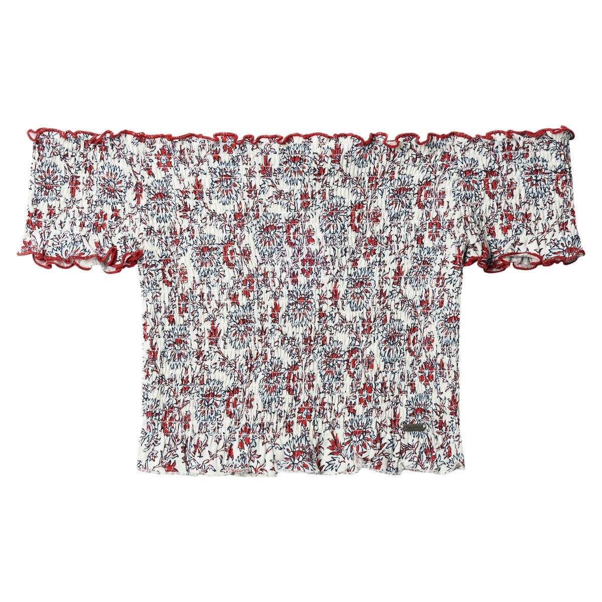 Top À Imprimé Floral blanc, PEPE JEANS