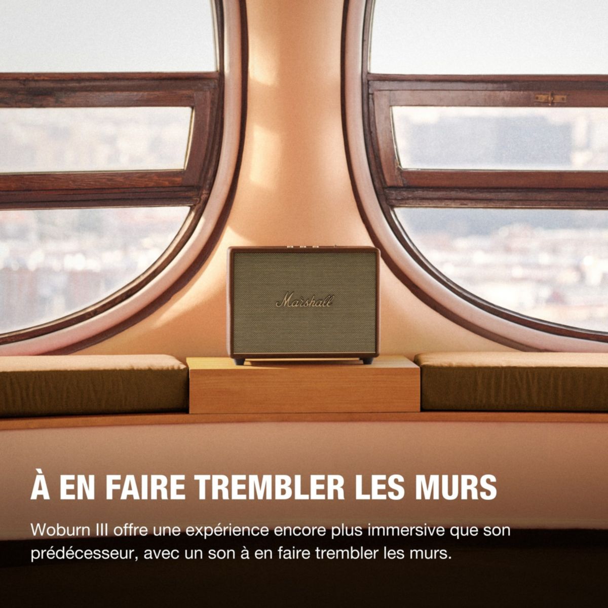 Enceinte résidentielle Woburn III BT Marron marron, MARSHALL