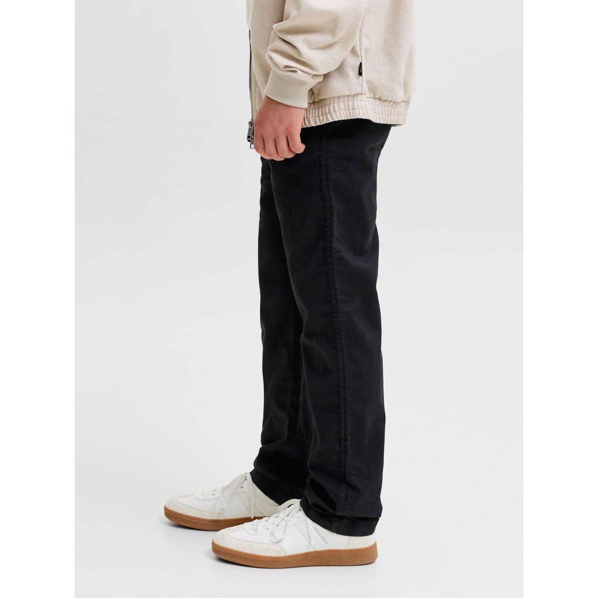 Pantalon Coupe Décontractée black 1, JACK & JONES JUNIOR