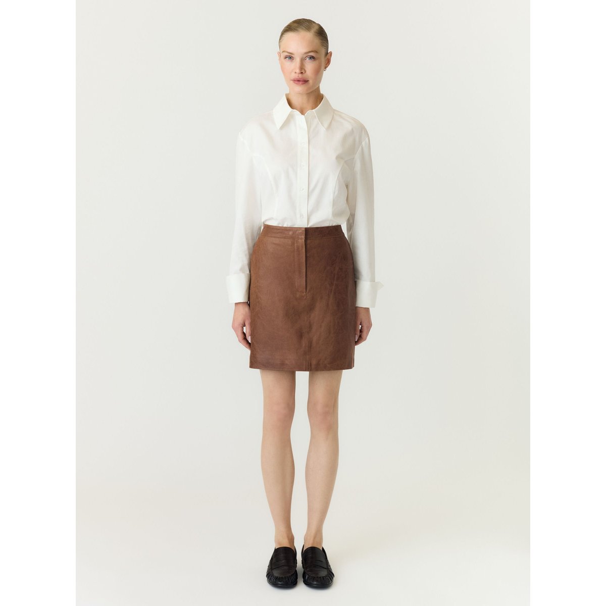 Mini-Jupe marron - cocoa brown1, YAS
