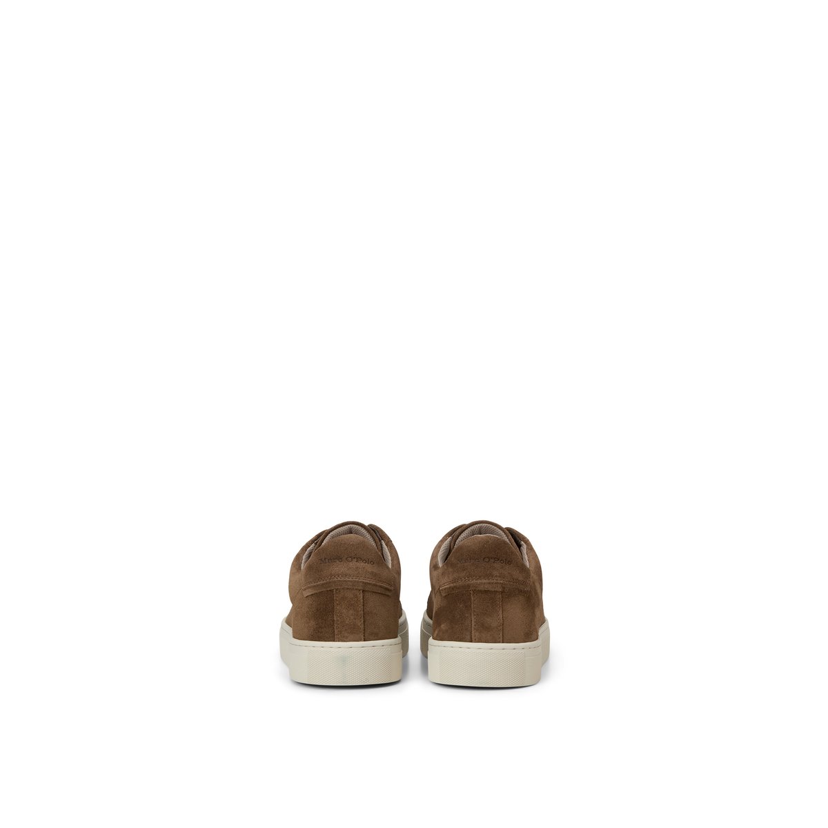 Baskets à semelles Cupsohlen, modèle Agar en cuir velours huilé marron, MARC O'POLO