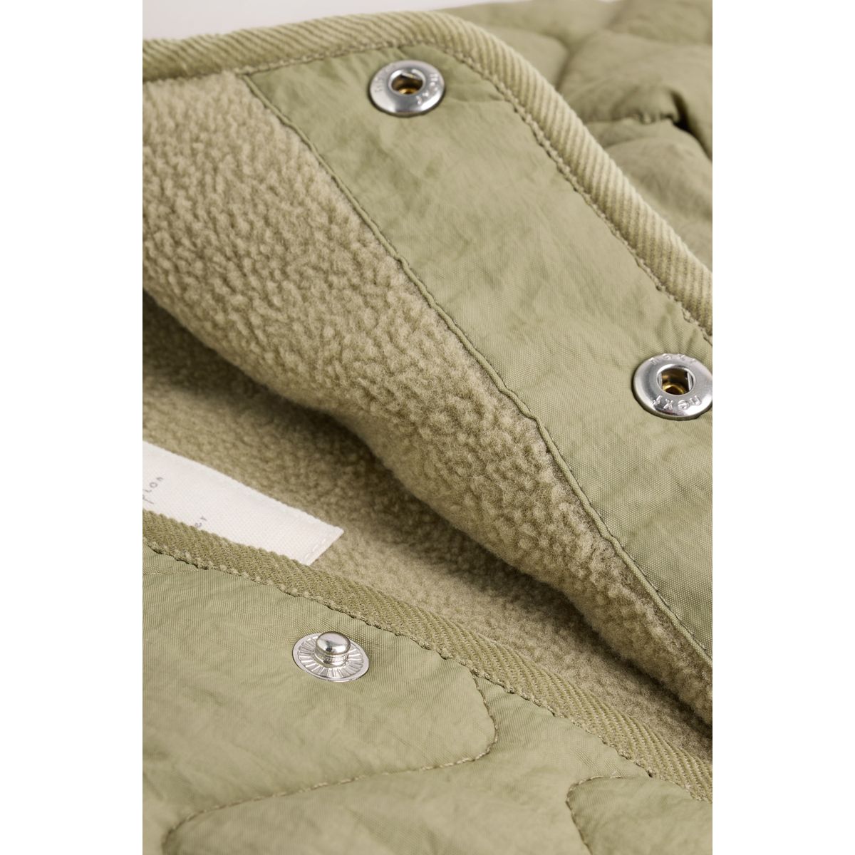 Veste bébé matelassée en nylon vert kaki, NEXT