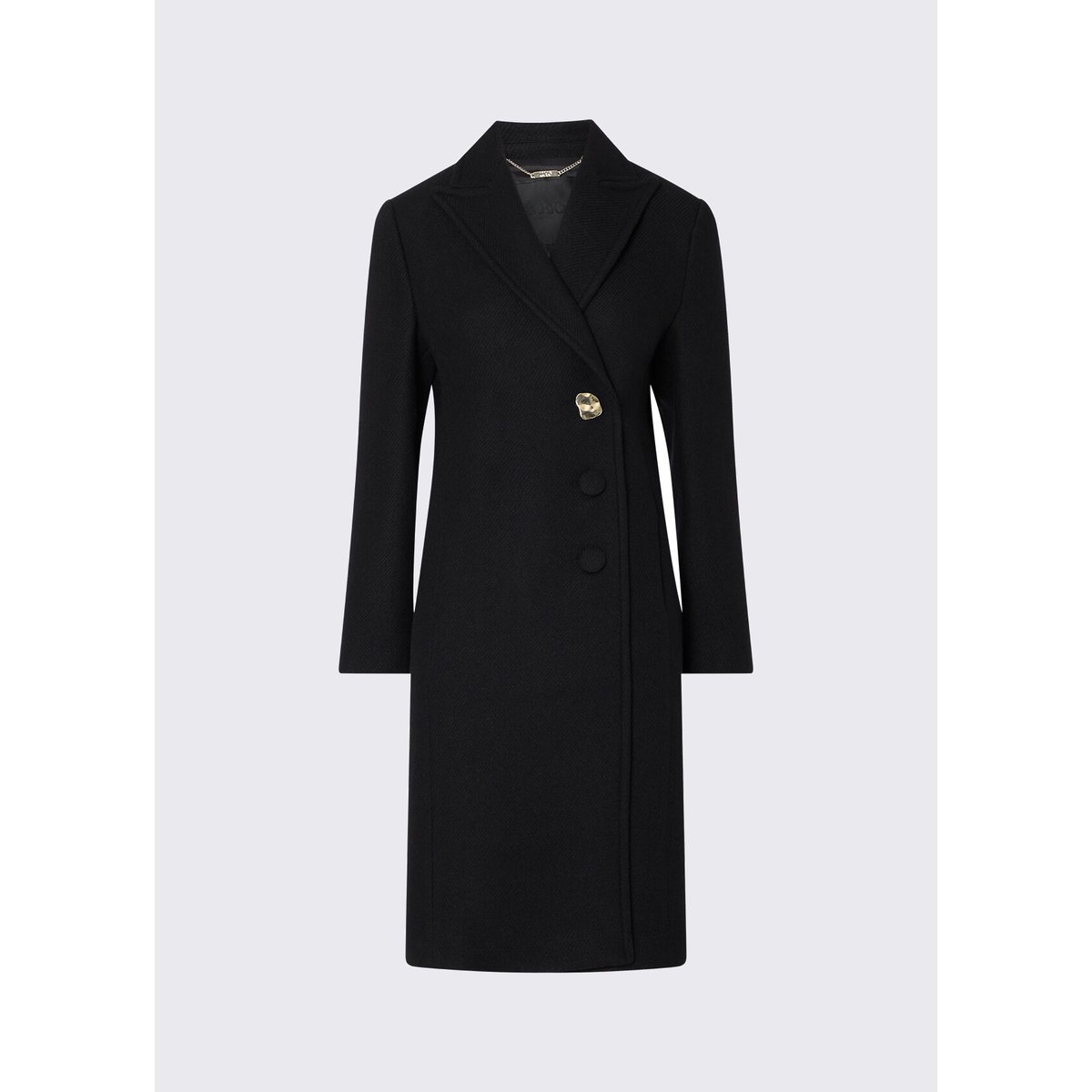 Manteau long en laine noir, LIU JO