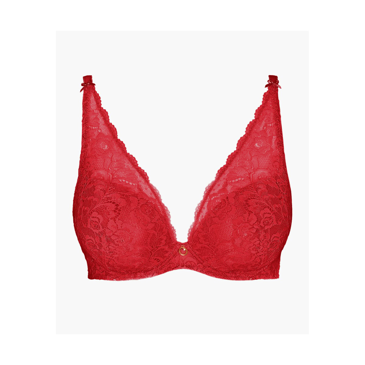 Soutien gorge plunge foulard Rosessence noir, AUBADE