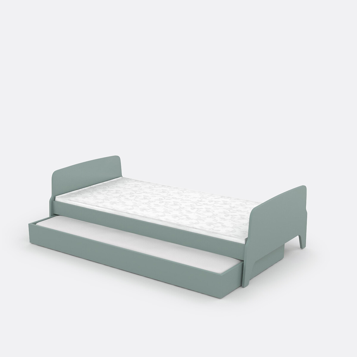 Matelas enfant mousse spécial lits gigognes ou lits superposés, hauteur 12 cm blanc, LA REDOUTE INTERIEURS