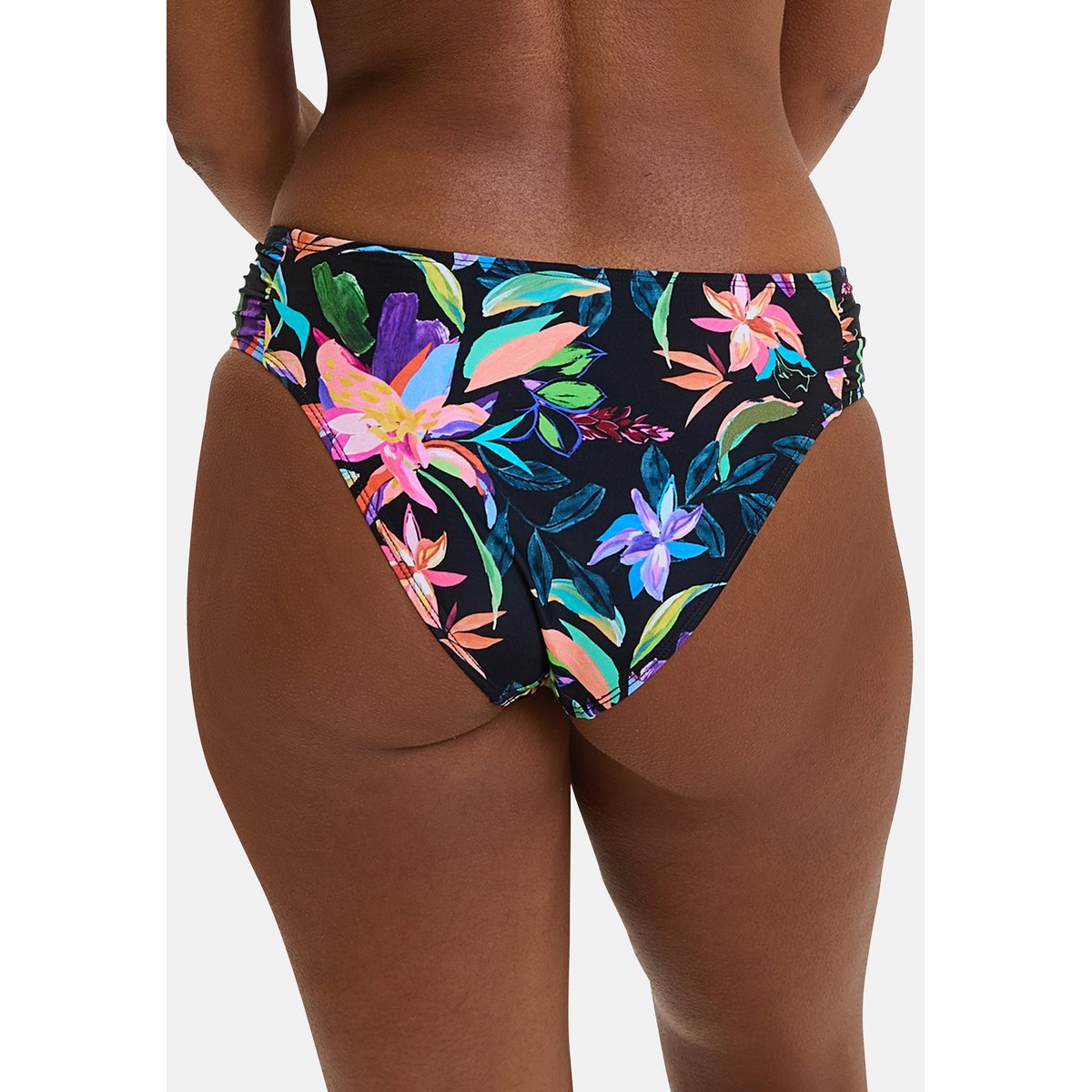 Bas de maillot de bain BARBADE paradis tropical noir, SANS COMPLEXE
