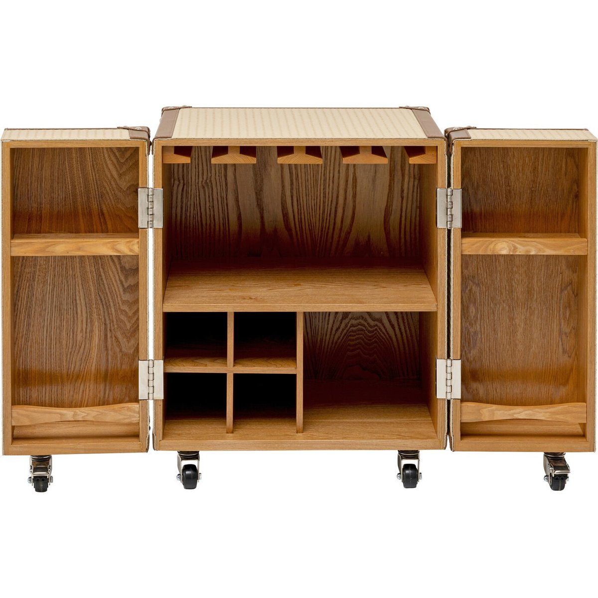 Bar-coffre en simili, VENEZIA beige, KARE DESIGN