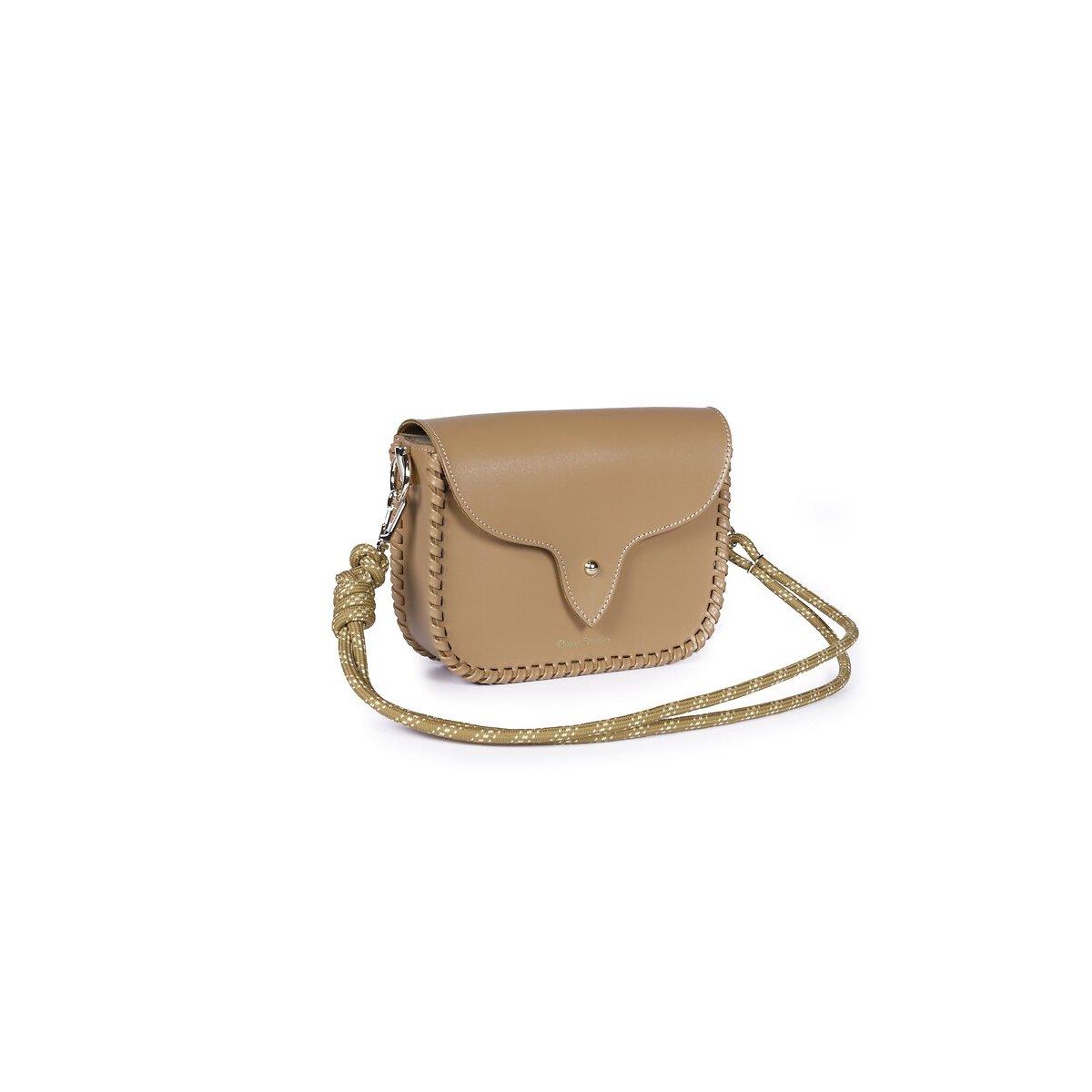 West Leather Shoulder Bag mocha, CRAIE STUDIO