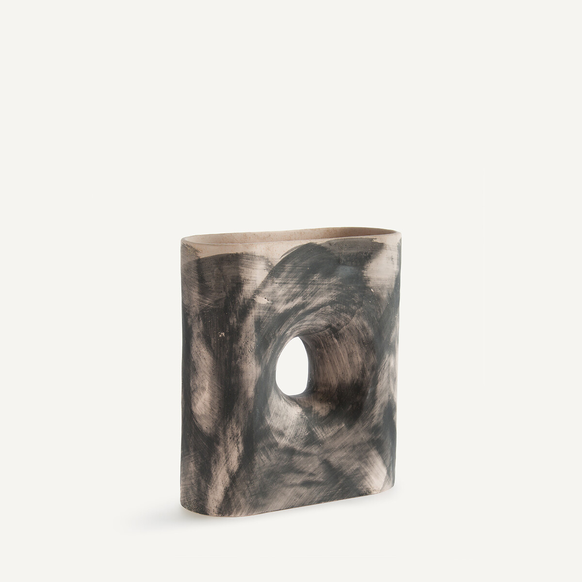Vase en faïence mate H22,5 cm, Lixa noir, AM.PM